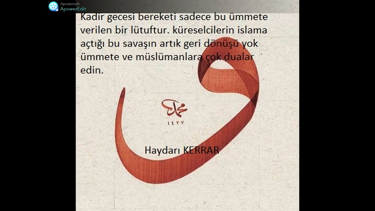 İslama açılan bu savaşın geri dönüşü yok  Müslüman alemine çok dua edin bu gece