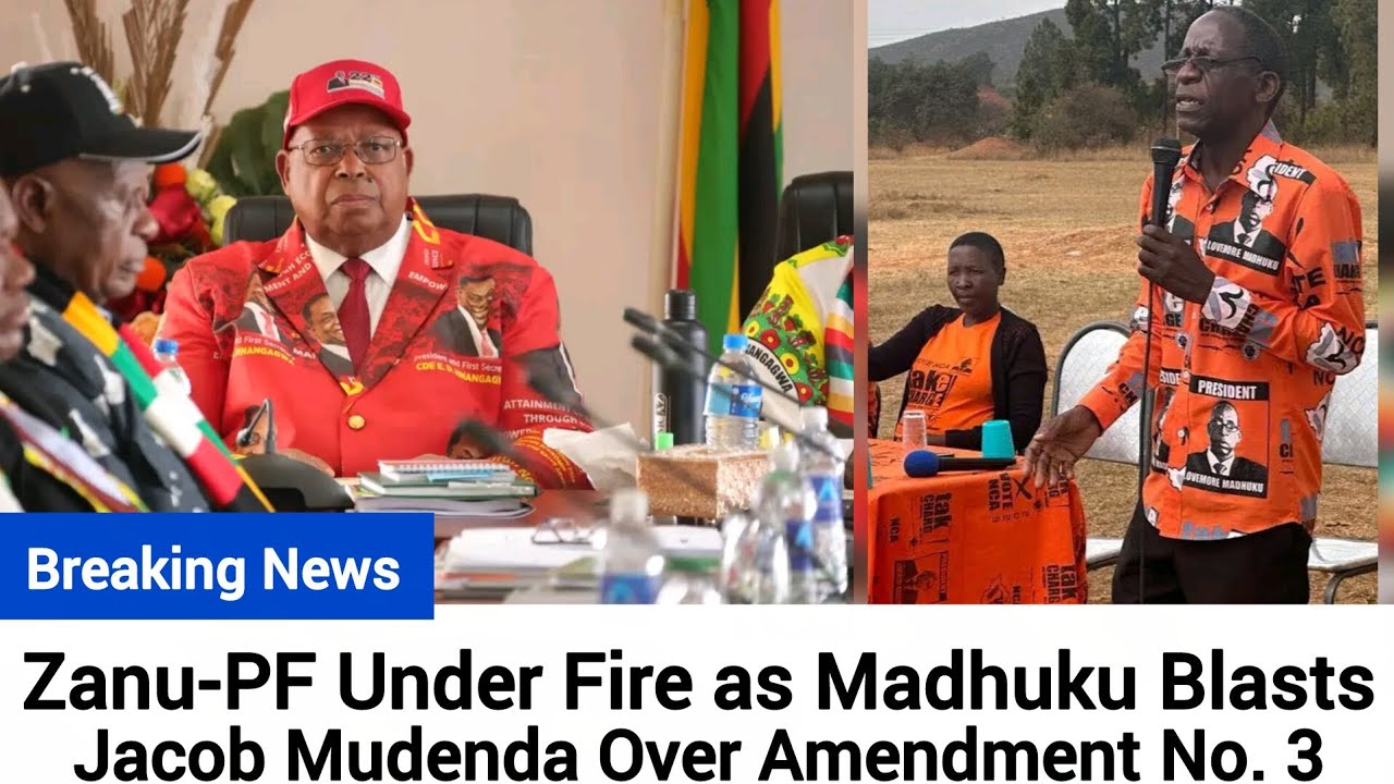 Zanu-PF Under Fire as Madhuku Blasts Jacob Mudenda Over Amendment No. 3