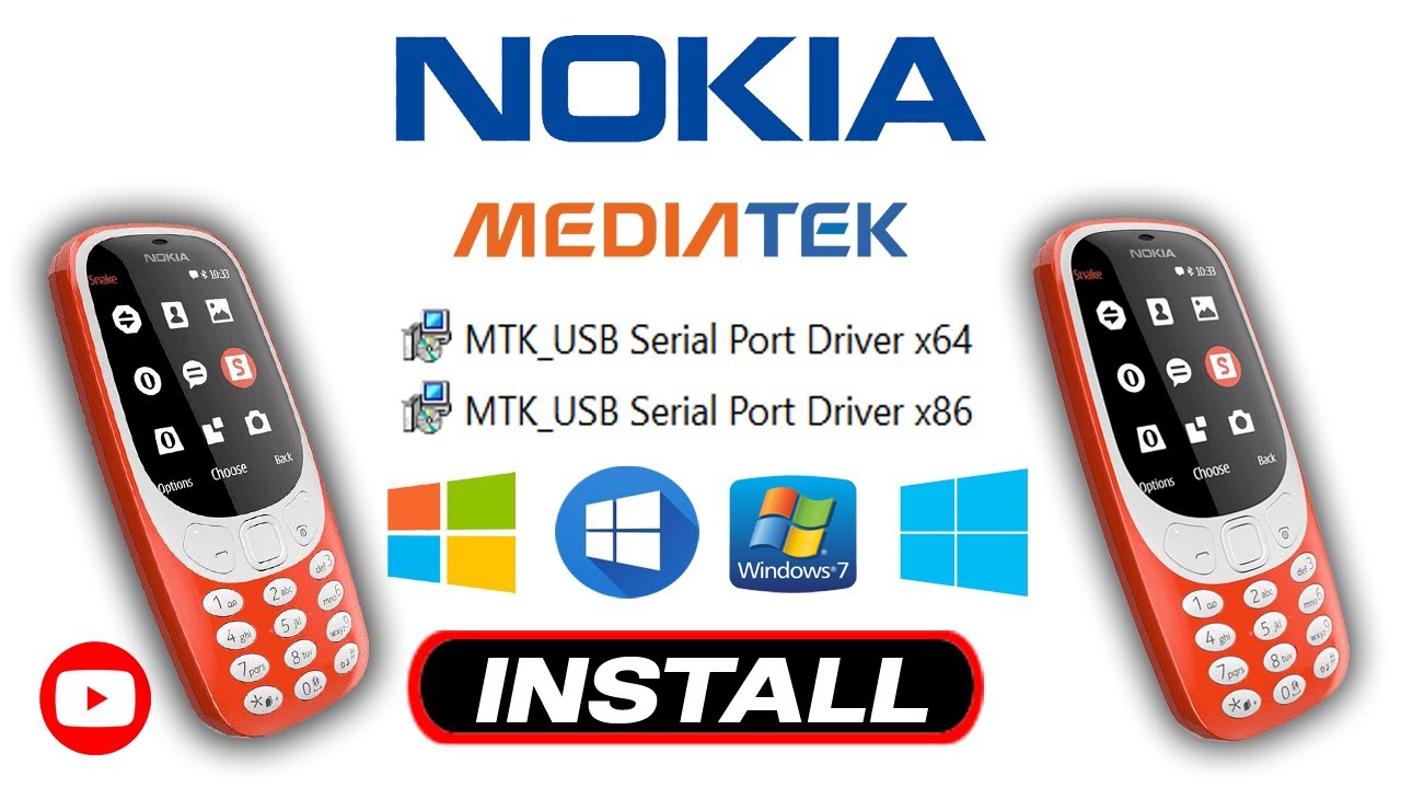 Nokia MTK USB Serial Port Driver 64bit & 32bit | | How to install Nokia MTK USB Serial Port Driver
