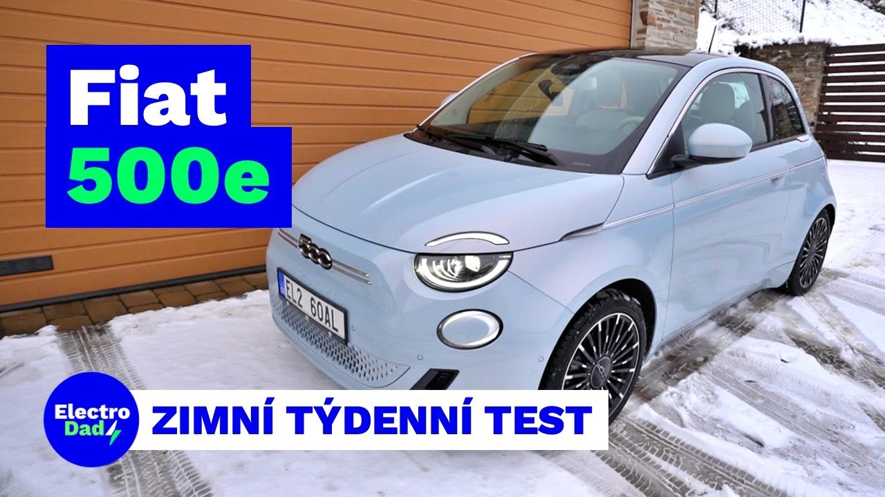 Fiat 500e v zimním týdenním testu? | Electro Dad # 315
