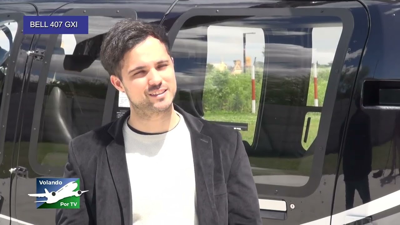 VOLANDO POR TV - HELICOPTERO BELL 407 GXI.