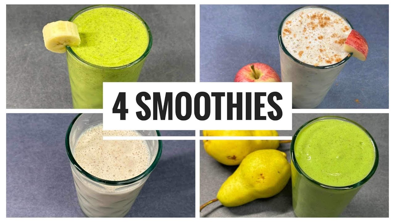 Four Alkaline Smoothie Recipes (2 Detox, 2 Transition!)