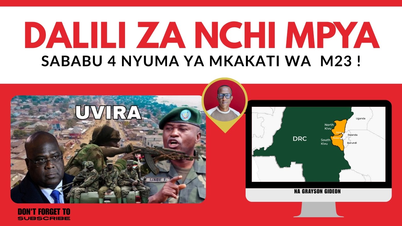 DRC Inaelekea Kuvunjika? Sababu 4 Hatari kuzaliwa Taifa Jipya Mashariki mwa Congo.