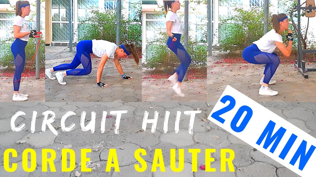 20 Min CORDE A SAUTER ➰ | Circuit Training CARDIO HIIT
