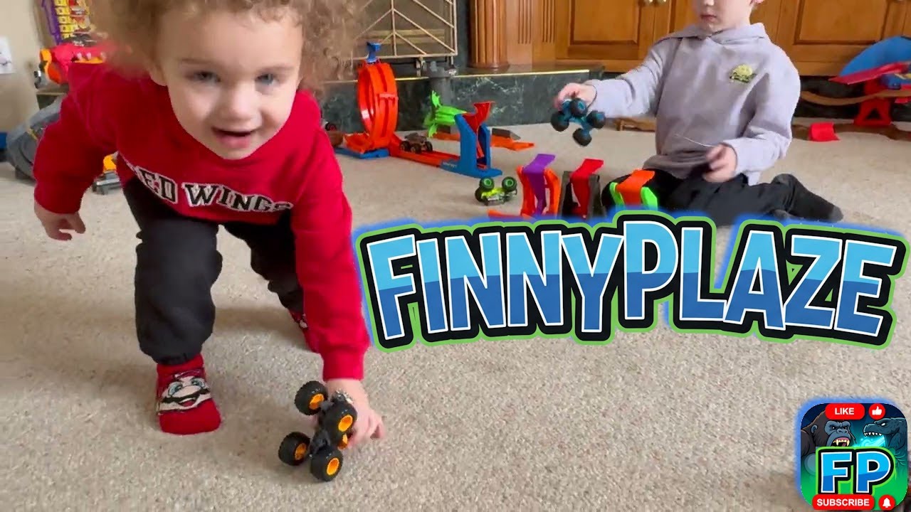 Jumping MonsterJam monster trucks off of ramps! 🤩👹🛻🛞