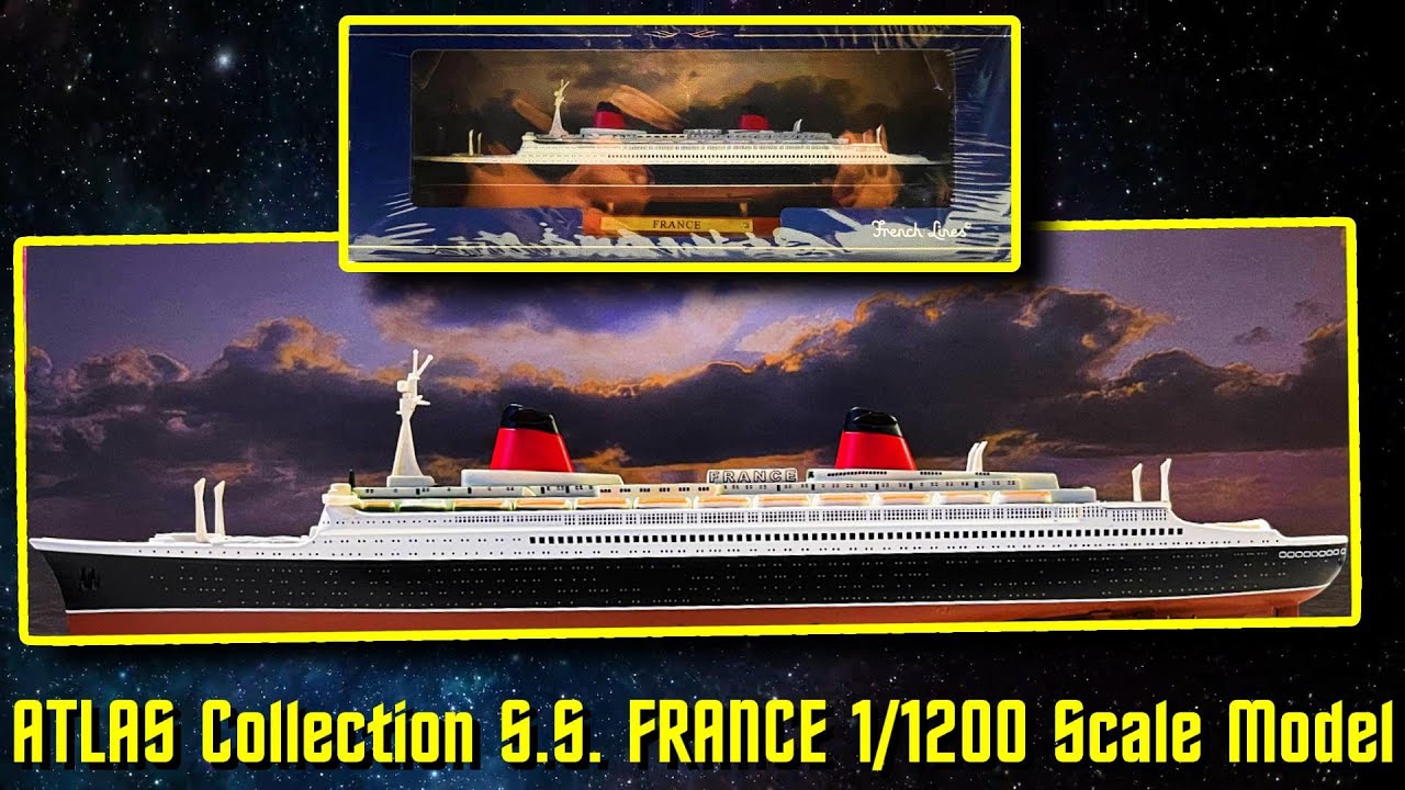 S.S. France 1:1250 Scale Model by ATLAS Editions (2017)
