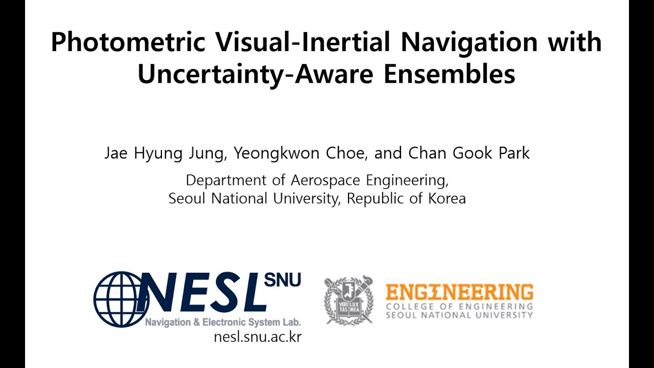 Photometric Visual-Inertial Navigation With Uncertainty-Aware Ensembles
