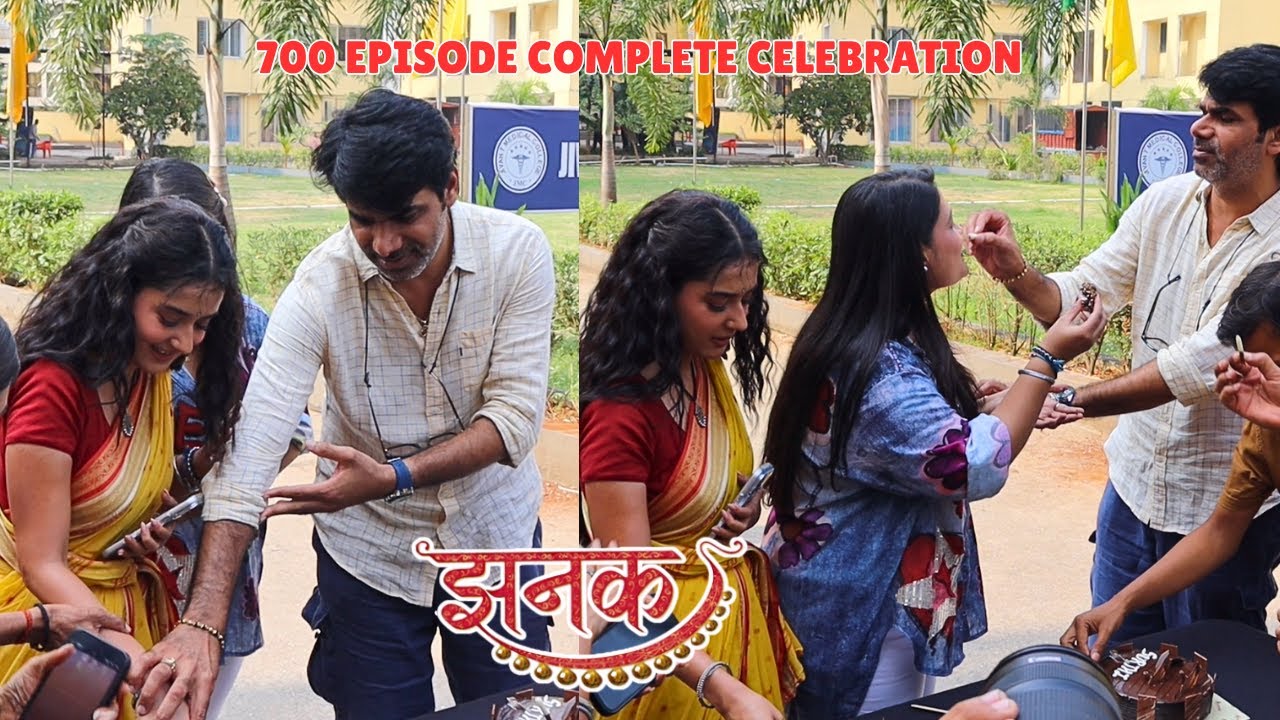Jhanak 700 Episode Complete Cake Cutting | On Location Star Plus