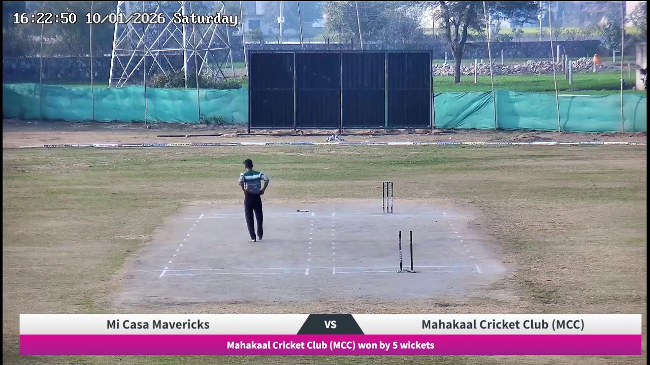 Friendly match  Mahakaal cricket club (mcc) vs Mi Casa Mavericks