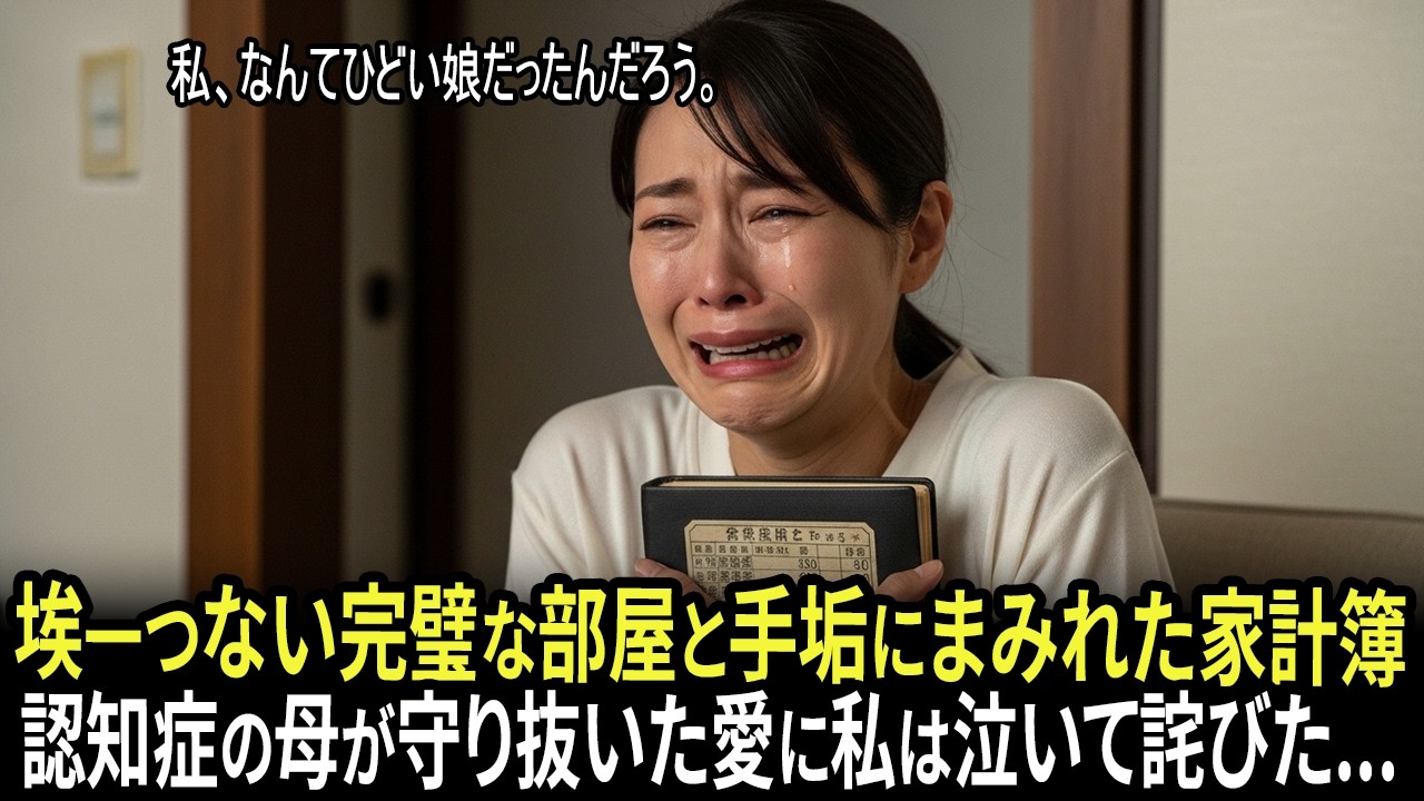 埃一つない完璧な部屋と手垢にまみれた家計簿、認知症の母が守り抜いた愛に私は泣いて詫びた...