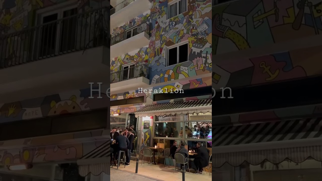 Day & Night Heraklion, Crete #shorts #greece #2023 #crete