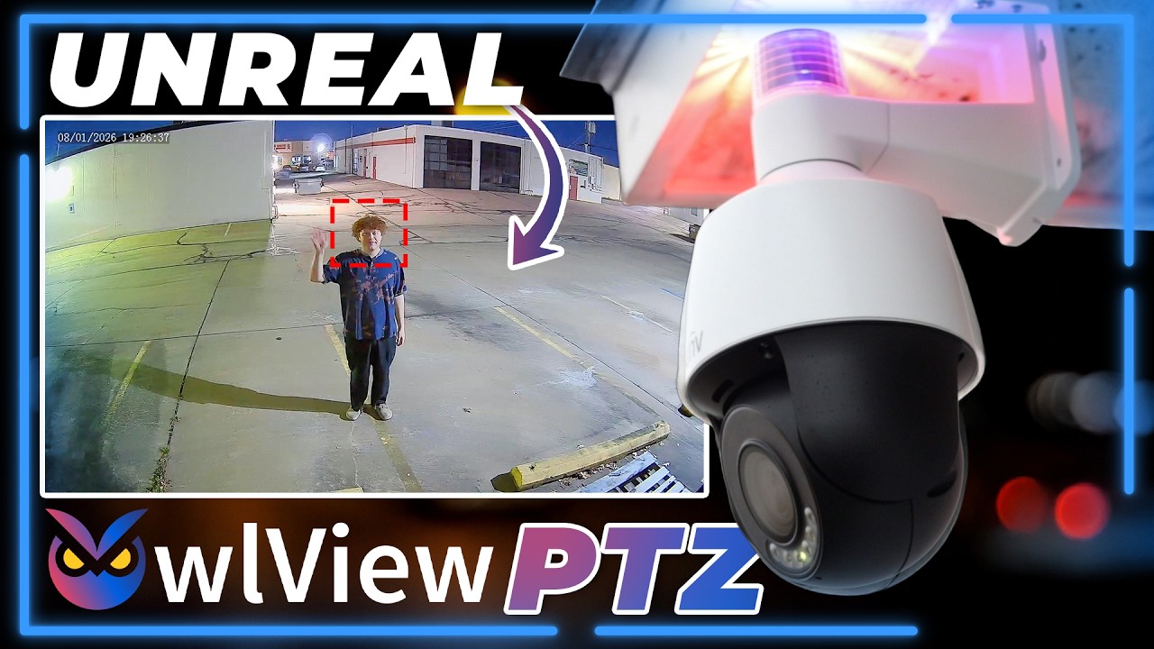 Эта мини-поворотная камера видит всё в темноте! UNV Tri-Guard OwlView камера с автоматическим сле...