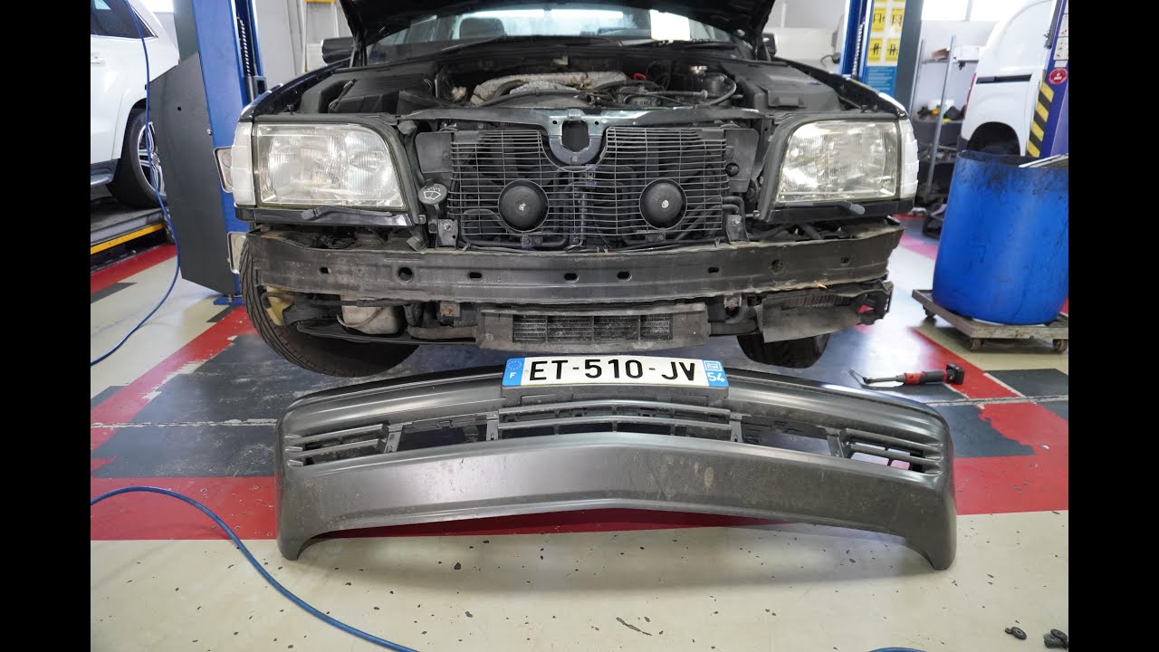Mercedes Benz w140 s350 td front bumper removal
