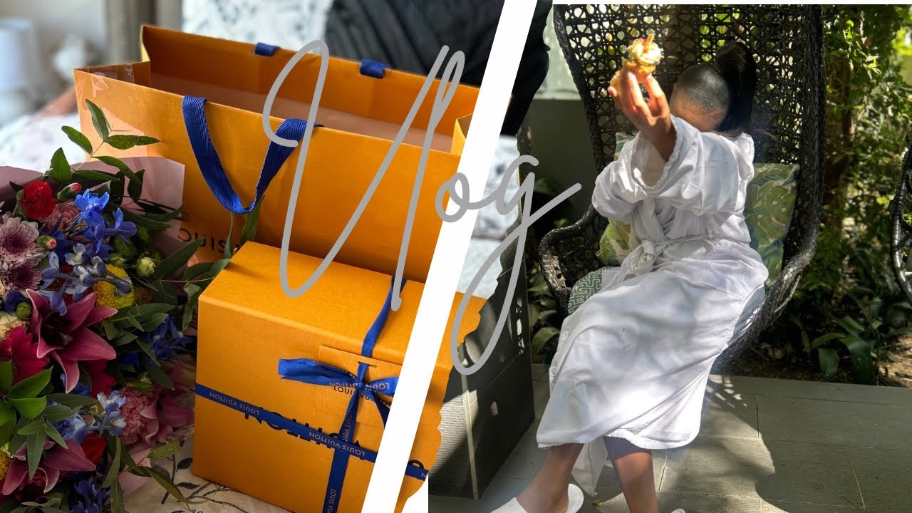 Vlogtober Ep 1: Fairlawns luxury spa /Louise Vuitton unboxing /Birthday spoils/Ndondonelisiweo