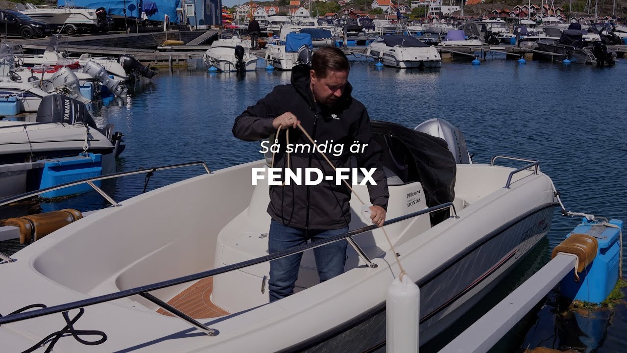 Runda fenderlinor + Fend-Fix = Perfekt kombination för snabb fenderhantering!