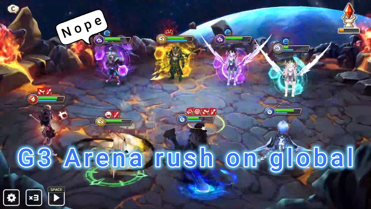 I got N1xed... - Summoners War Arena Rush on global server (08-01-2025)