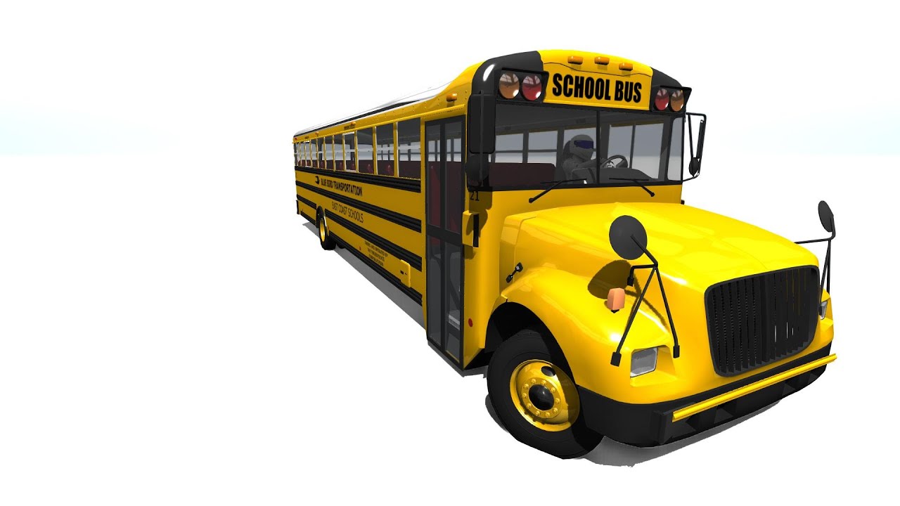 BeamNG -- Blue Bird Bus