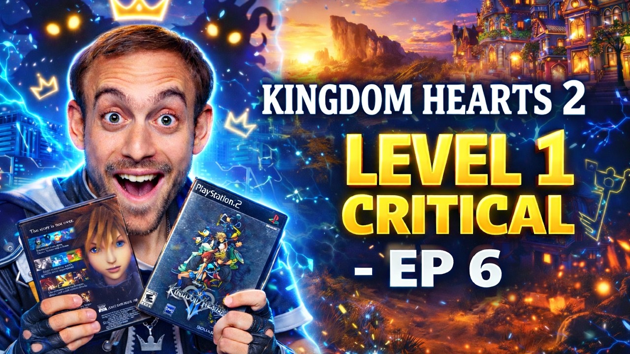 🔴 Level 1 Critical Is Getting Brutal | Kingdom Hearts 2 Episode 6