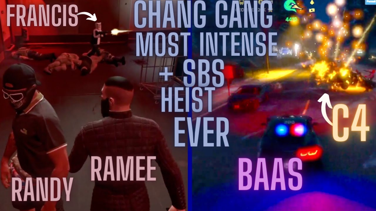 Chang Gang's MOST INTENSE, CHAOTIC, & SBS BOBCAT HEIST EVER with Francis (multiple POVs)