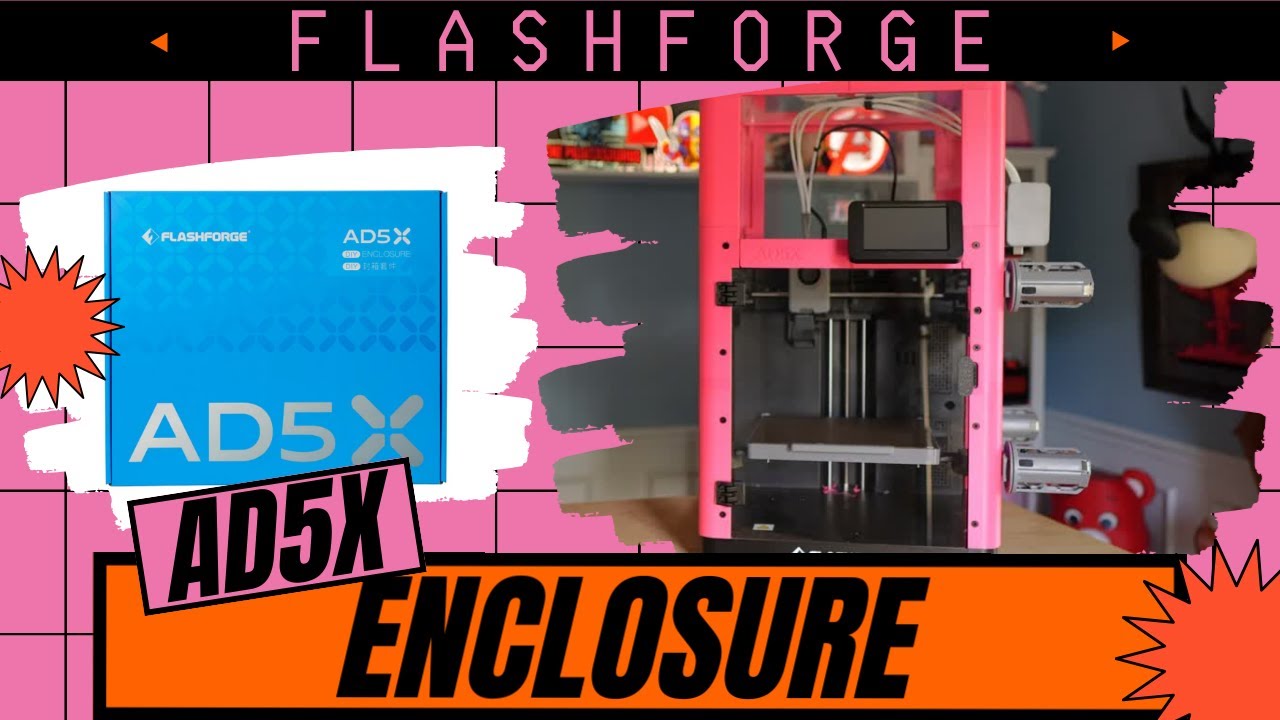 Flashforge AD5X Enclosure Installation, Full Setup Guide