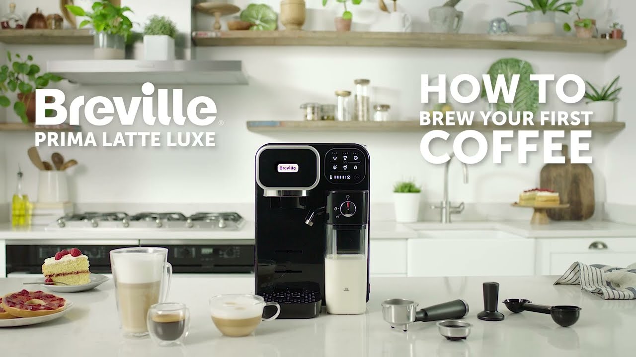 How To Brew Your First Coffee - Breville Prima Latte Luxe VCF166