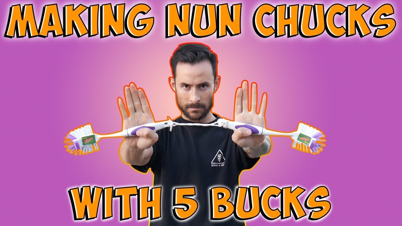 Making Nun Chucks with 5 Bucks