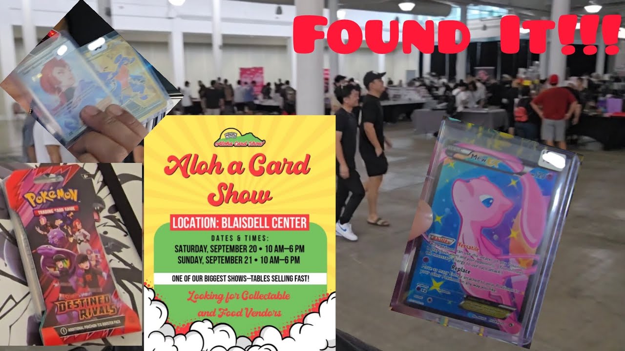 I Found My Grail At The Aloha Card Show!🤙🏾 - Buyers POV Buying, Trading And Pack Rips
