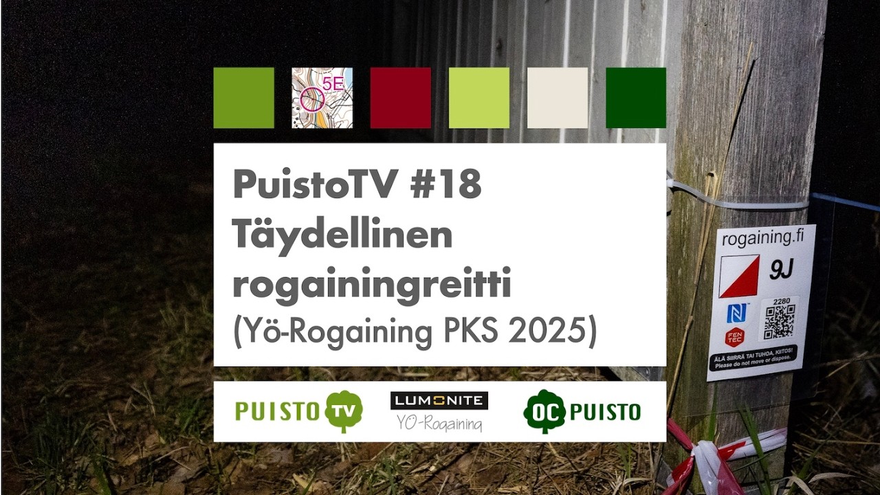 PuistoTV #18 - Täydellinen rogainingreitti (Yö-Rogaining PKS 2025)
