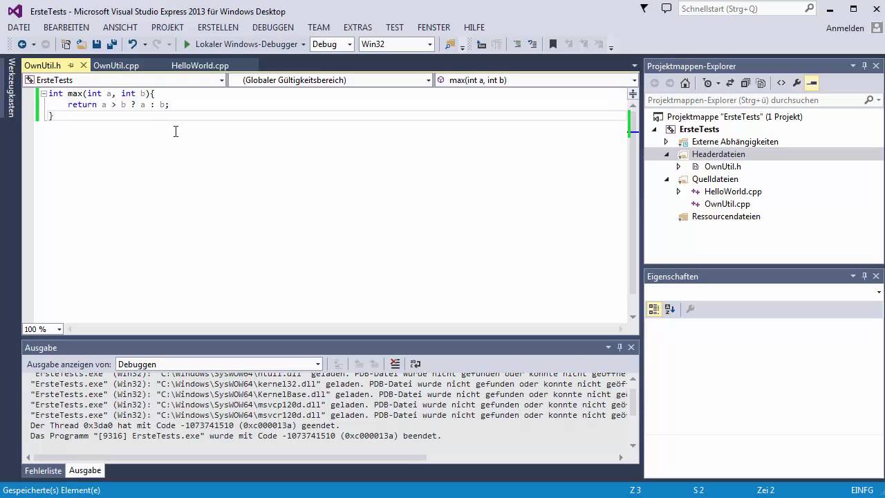 C++ Tutorial [017] - Header Dateien und include GERMAN