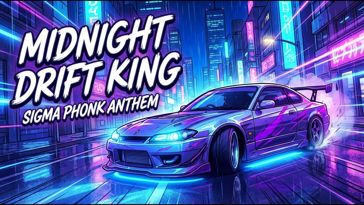 Midnight Drift King – Dark Aggressive Phonk Workout & Drift Music 2026💀