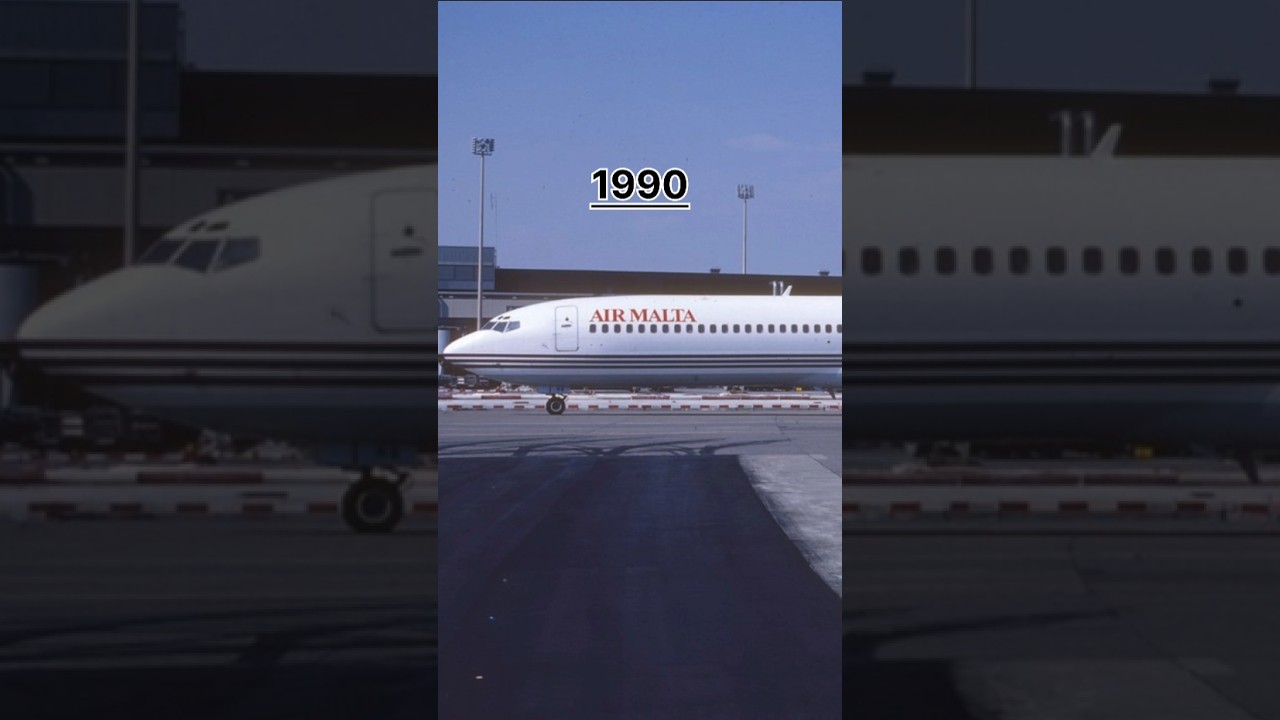 Malta Air 🇲🇹 from 1974 ti 2025 #plane #airplane #aviation #avgeek #airline