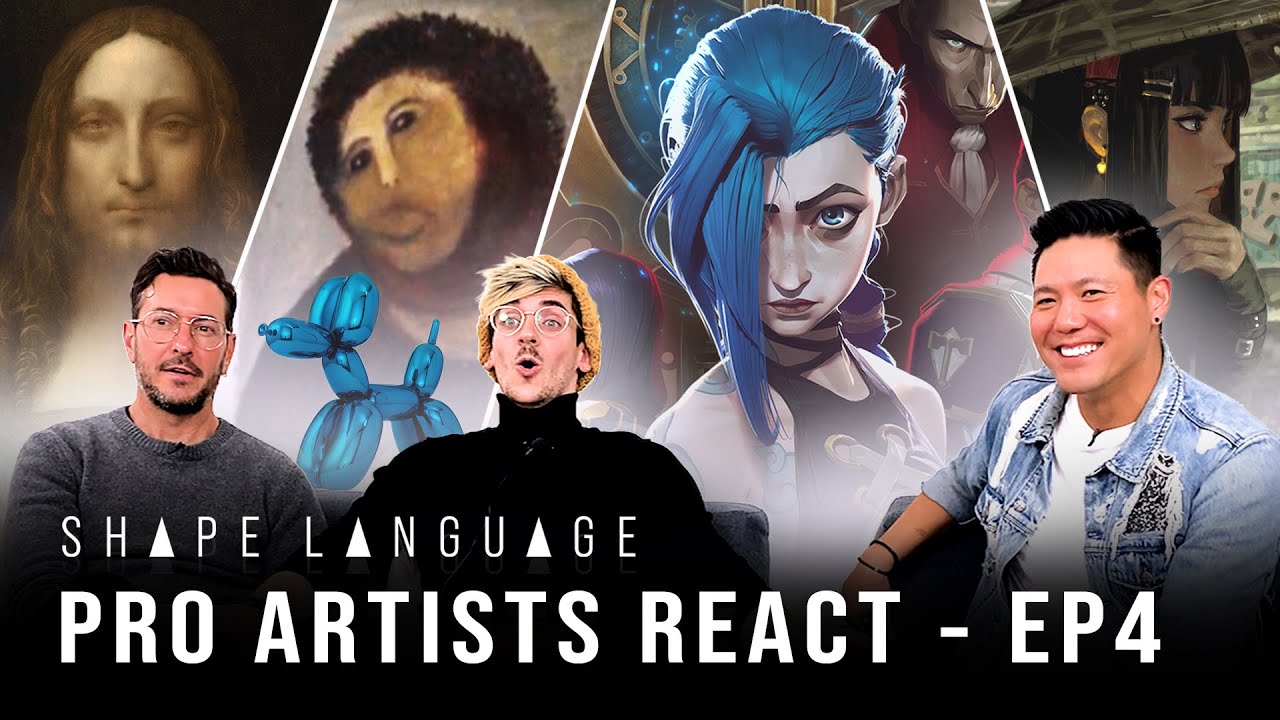 PRO ARTISTS REACT TO PRO ART (Feat. VICTOR MAURY (ARCANE)) - Episode 4 | SHAPE LANGUAGE | Season 1 |