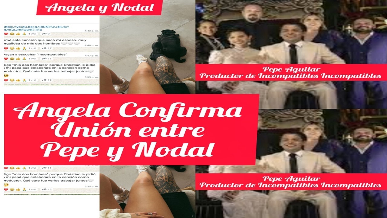 ANGELA  AGUILAR CONFIRMA LA UNION DE PEPE Y CRISTIAN NODAL#cristiannodal#angelaaguilar
