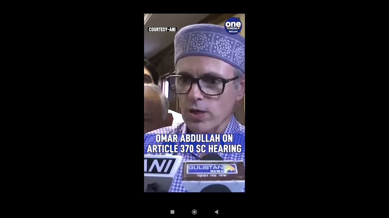 NC leader Omar Abdullah on SC hearing petitions challenging Article 370 abrogation | Oneindia News