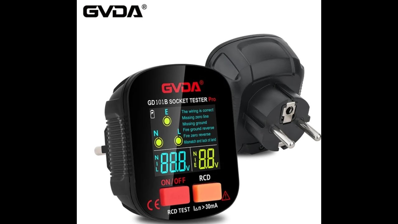 Тестер розеток от компании GVDA.