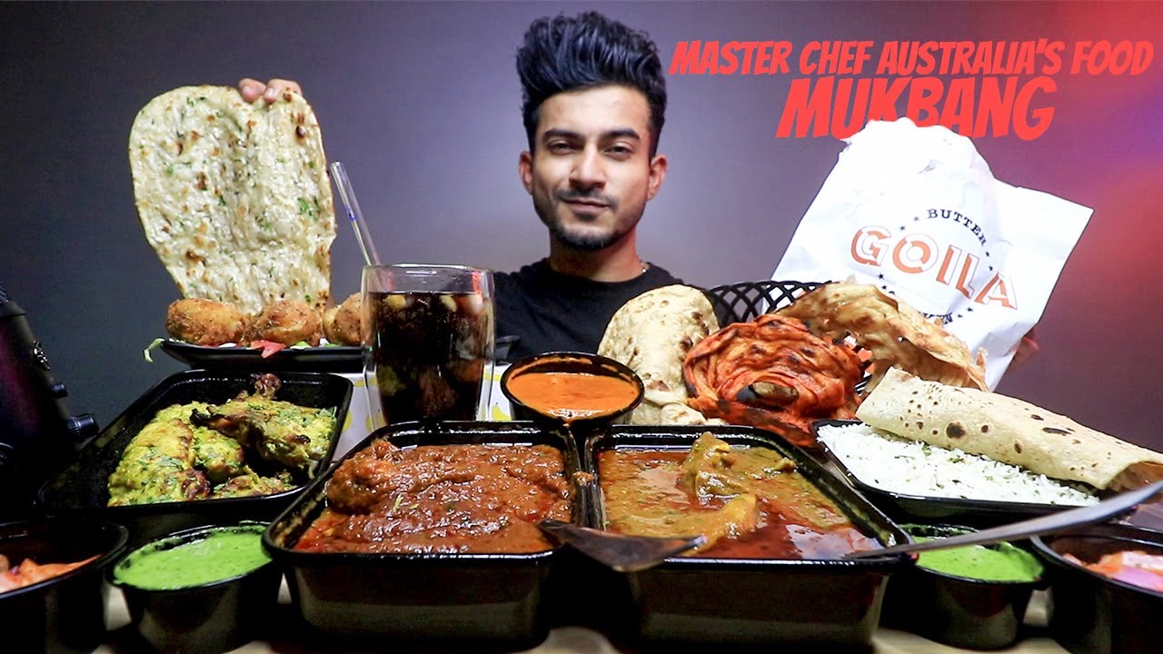 Saransh Goila's Famous Butter Chicken, Sindhi Style Mutton, Punjabi Tawa Chicken Rumali Roti MUKBANG