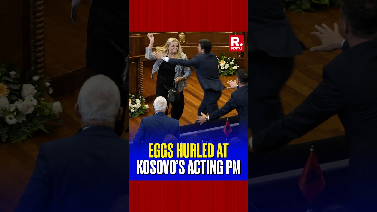 Opposition Lawmakers Throw Eggs at Kosovo PM Albin Kurti in Parliament