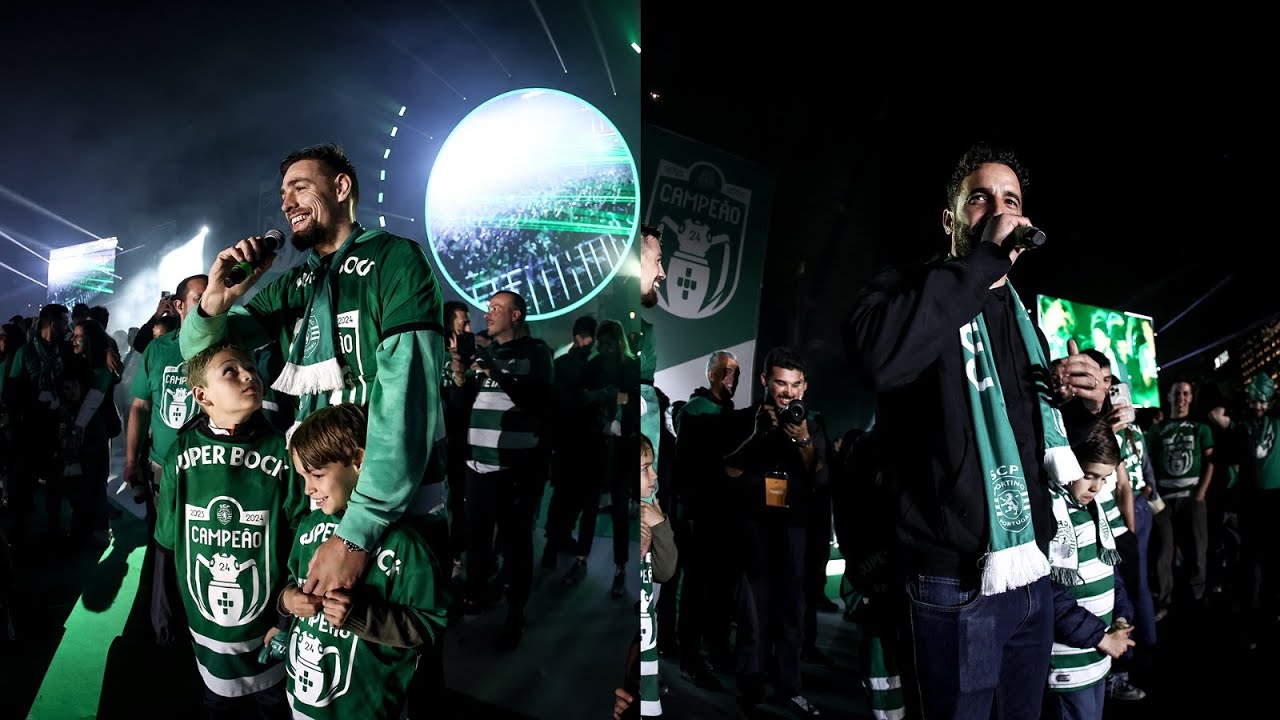 Discurso Coates e Rúben Amorim | CAMPEÕES 23/24