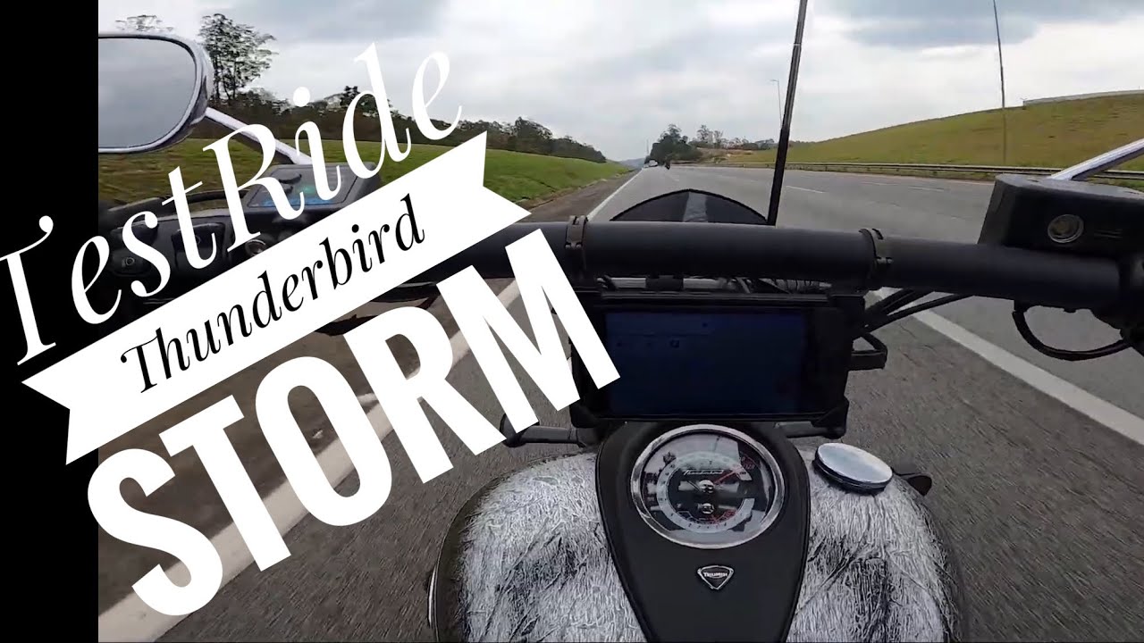 TESTRIDE Triumph Thunderbird Storm 1700 do Paulo Willers - #forcacustom