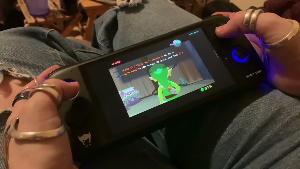 AYN Odin Pro - Zelda Wind Waker (GameCube Dolphin)