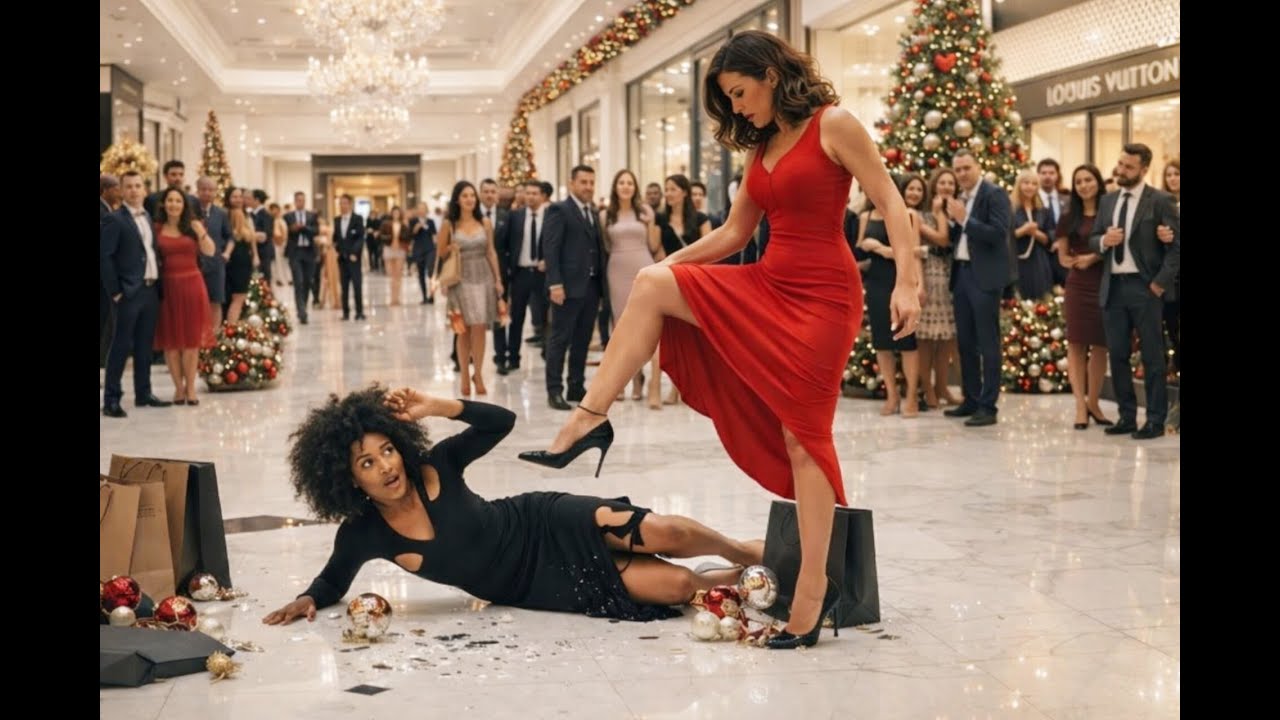 She kicked her former waitress in the mall unaware she now a billionaire mafia boss fiance