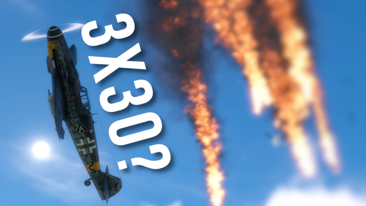 Bf 109 G-6 - 3x30mm?