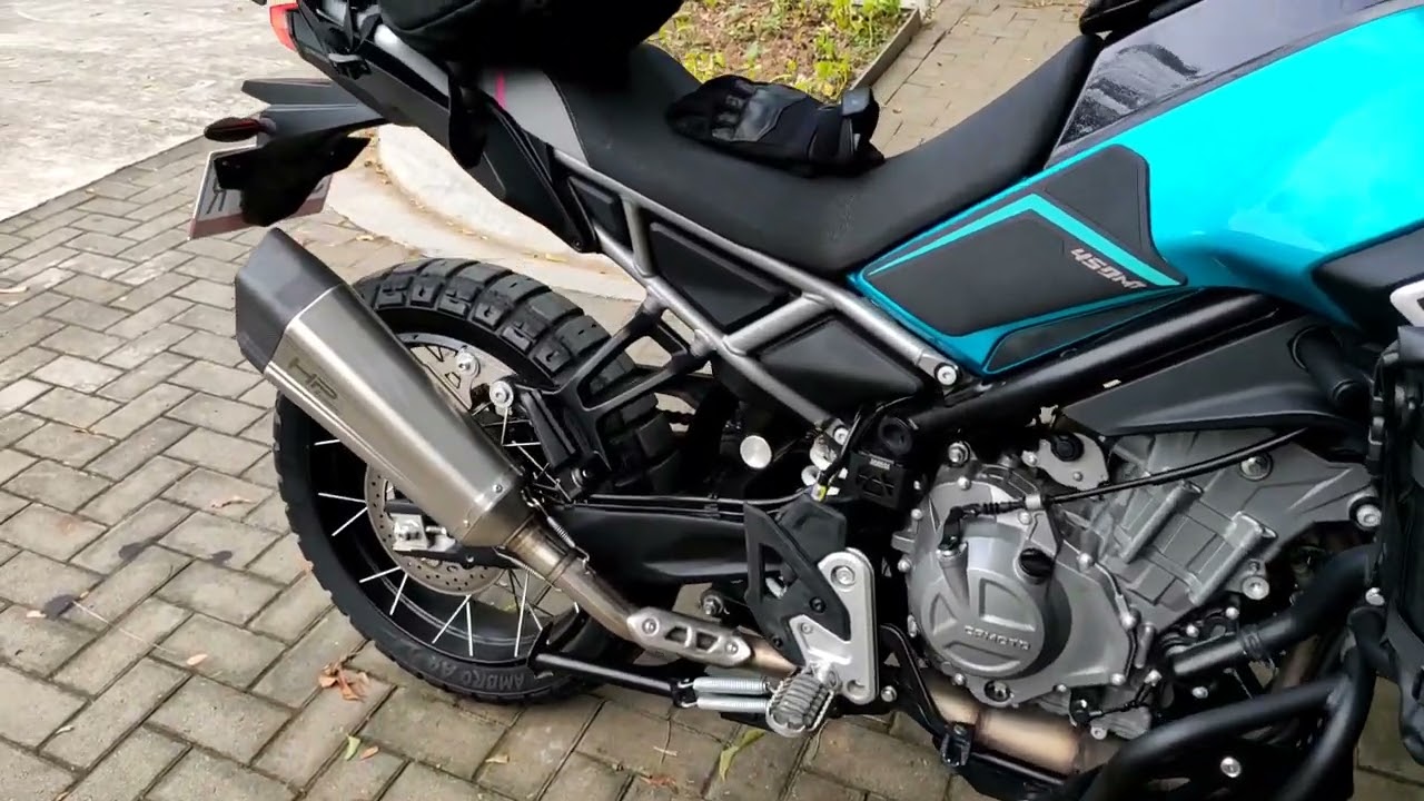 Cfmoto 450 MT with Hp Akrapovic exhaust
