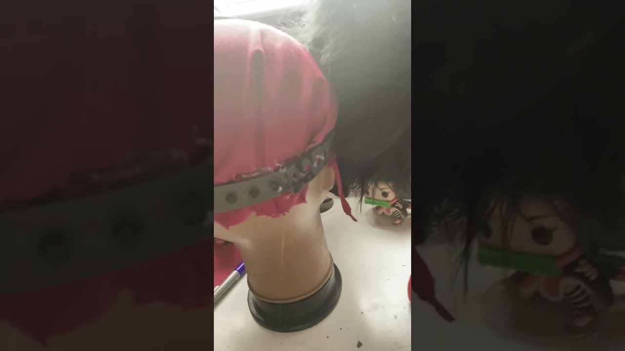 Making a fur hood for X part 1! #dinomask #furries #fursuit #artist #art