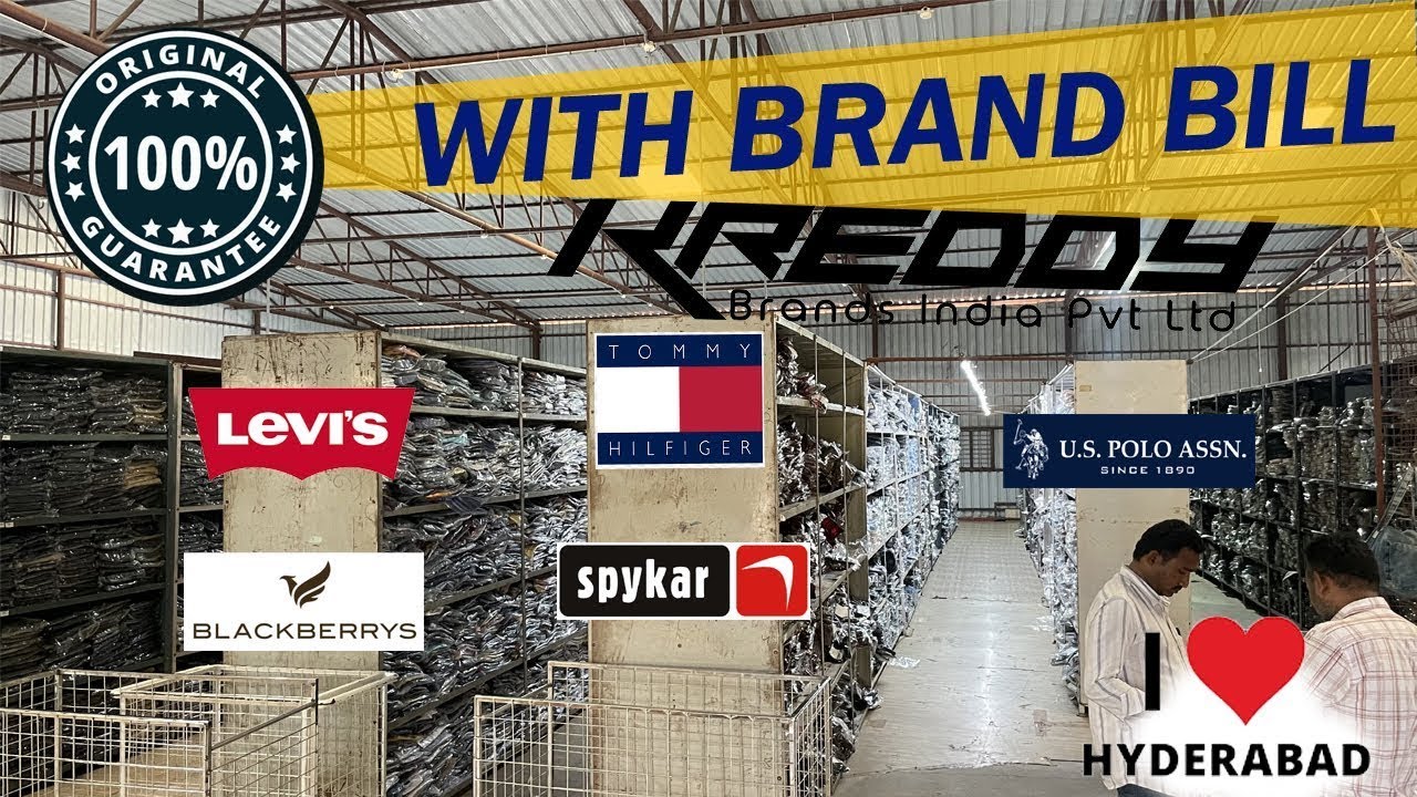 Biggest Wholesale Clothes Manufacturers in Hyderabad | 100% Original Brand Clothes with Brand Bill