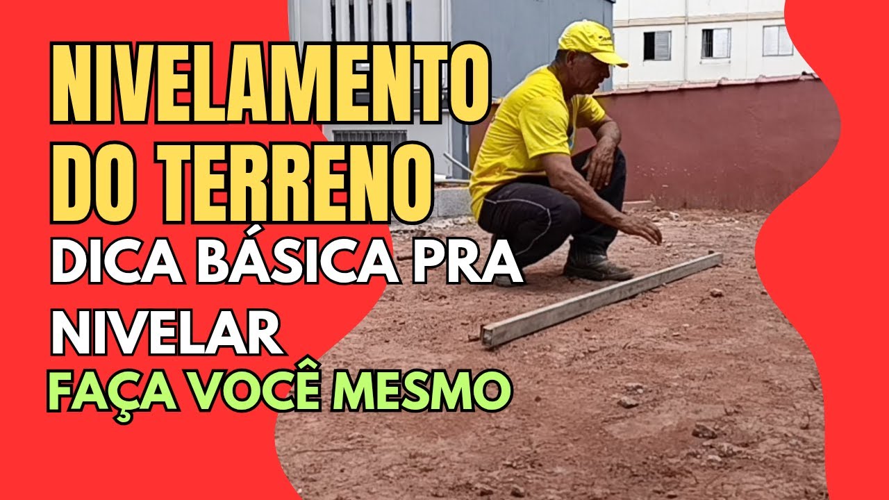 🧑&zwj;🎓[NIVELAMENTO DO TERRENO] FA&Ccedil;A VOC&Ecirc; MESMO DICA B&Aacute;SICA PRA Nivelar.