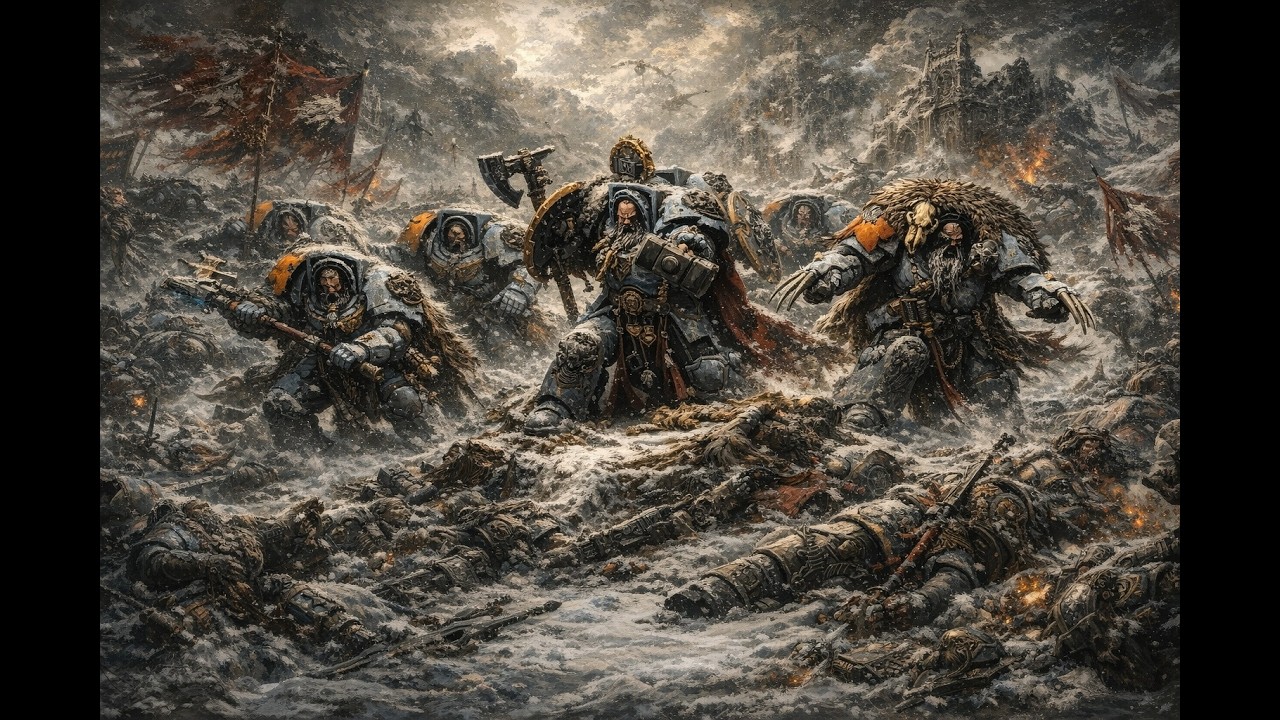 Music for Painting Space Wolves Terminators │ Frozen War Hymn Cinematic Battle