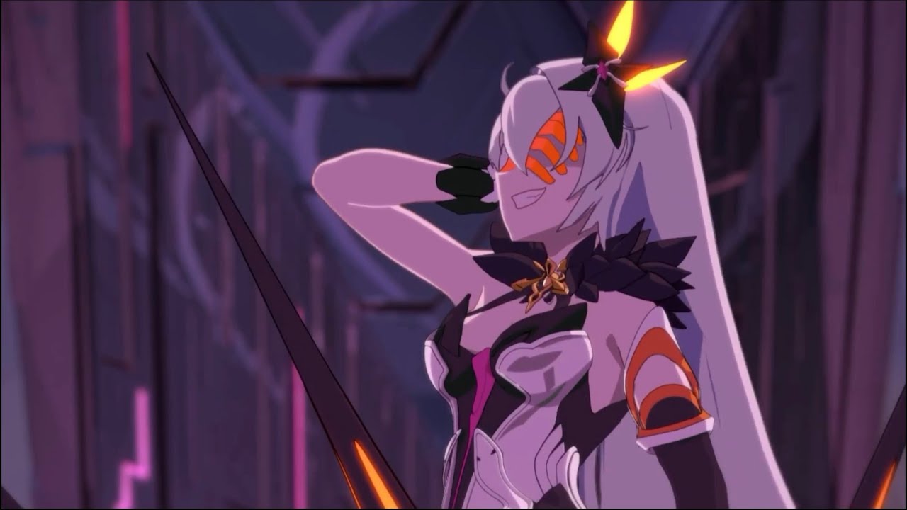 Himeko vs Herrscher of the Void cutscene(Honkai Impact 3) + Nightglow
