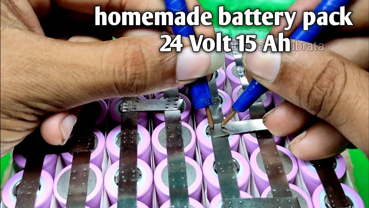 homemade battery pack 24 Volt 15Ah high quality battery pack low price