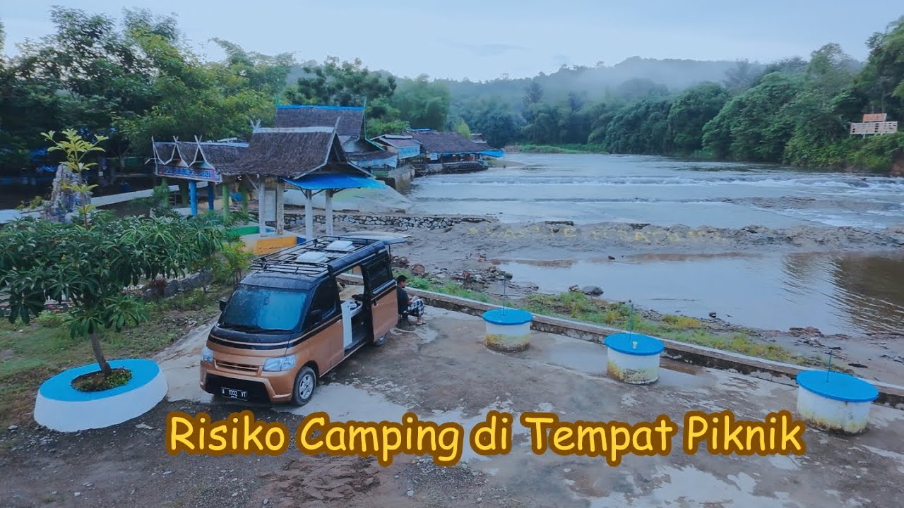 Одиночный кемпинг у реки | Риски кемпинга в местах для пикника